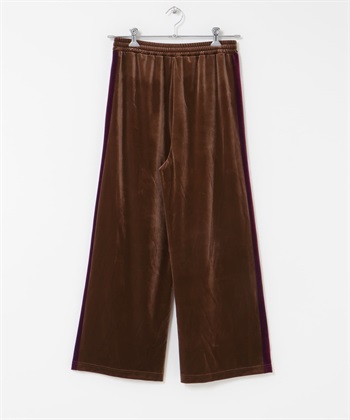 GEM SPORTSWEAR 絲絨運動風長褲(棕色-FREE-BROWN)