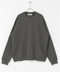 厚磅棉質基本款休閒上衣(炭灰色-M-CHARCOAL GRAY)