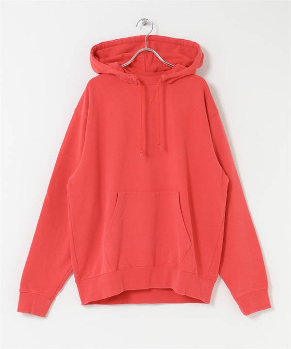 復古感連帽上衣(紅色-M-RED)