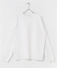 柔軟彈性長袖T恤(米色-M-OFF WHITE)