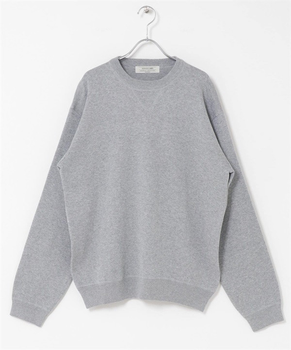 領口細節針織衫(灰色-M-GRAY)