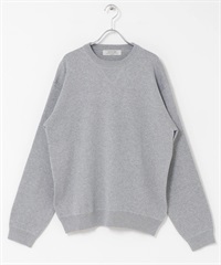 領口細節針織衫(灰色-M-GRAY)