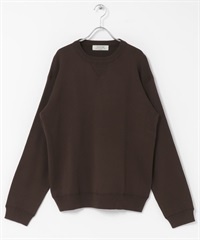 領口細節針織衫(深棕色-M-DARK BROWN)