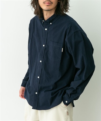 起毛牛津扣領襯衫