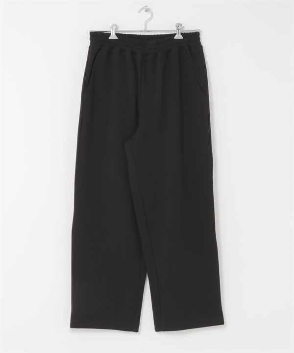 輕鬆寬版休閒長褲(黑色-M-BLACK)