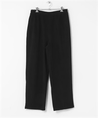 內刷毛燈芯絨寬褲(黑色-M-BLACK)