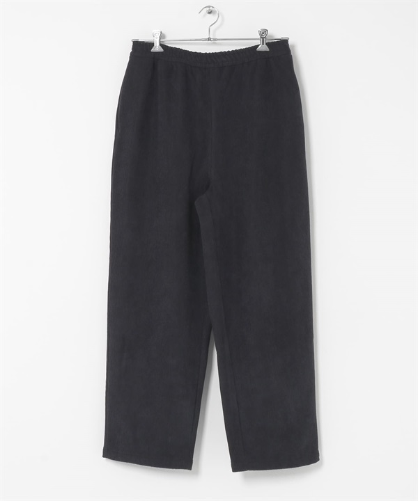 內刷毛燈芯絨寬褲(炭灰色-M-CHARCOAL GRAY)