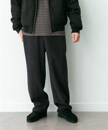 內刷毛燈芯絨寬褲