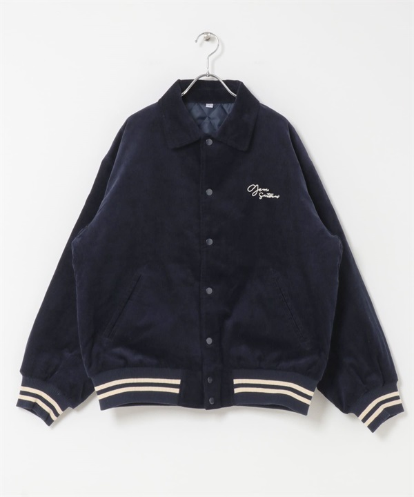 【別注】GEM SPORTSWEAR 燈芯絨填充夾克(藏青色-M-NAVY)