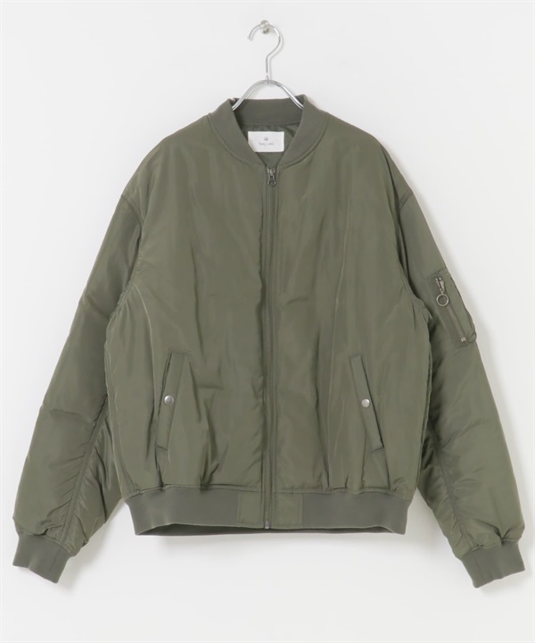 FELLEX 防潑水填充MA-1夾克(卡其綠-M-KHAKI)