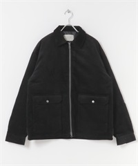 拉鍊短版填充夾克(黑色-M-BLACK)