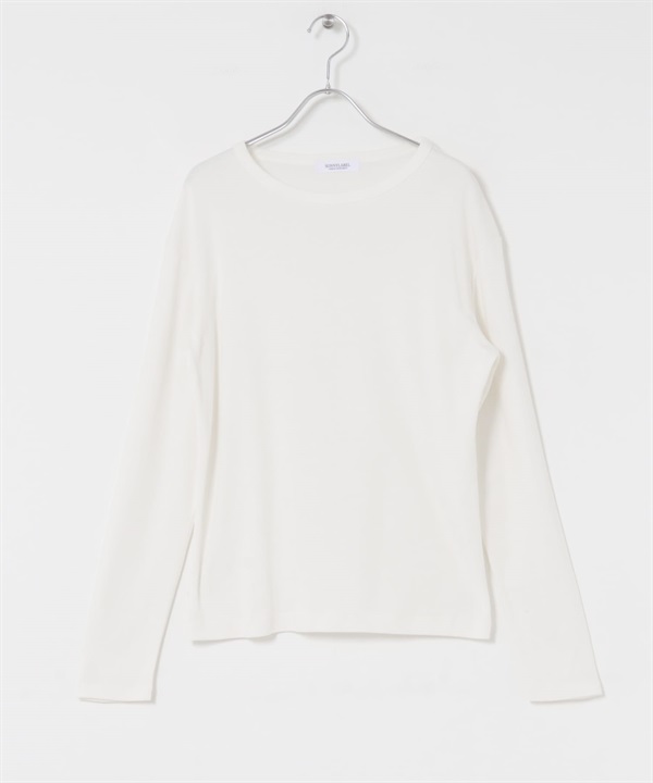 UR TECH 蓄熱基本款長袖T恤(米色-FREE-OFF WHITE)