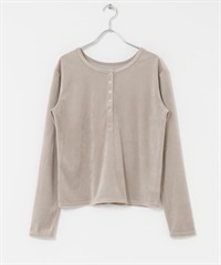 UR TECH 絲絨亨利領套衫(淺灰色-FREE-LIGHT GRAY)