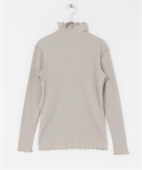 UR TECH 蓄熱高領捲邊套衫(灰膚色-FREE-其他灰色)