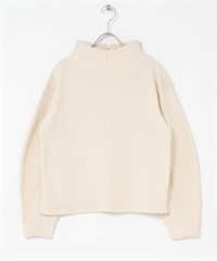 平針織船型領套衫(象牙白-FREE-IVORY)