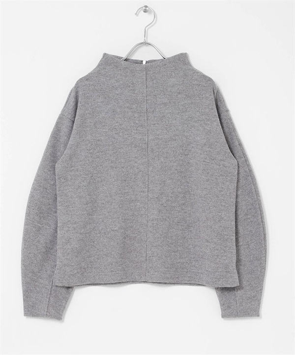 平針織船型領套衫(灰色-FREE-GRAY)