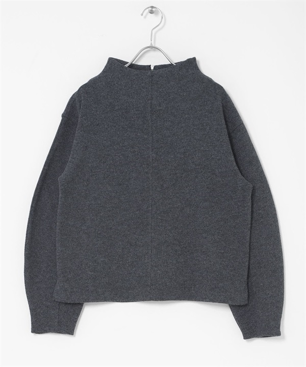 平針織船型領套衫(炭灰色-FREE-CHARCOAL GRAY)