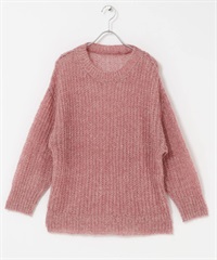 絨毛感粗針織衫(莓果色-FREE-其他紅色)