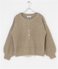 亨利領針織衫(膚色-FREE-BEIGE)