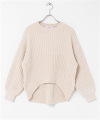 雪尼爾紗針織衫(米色-FREE-OFF WHITE)