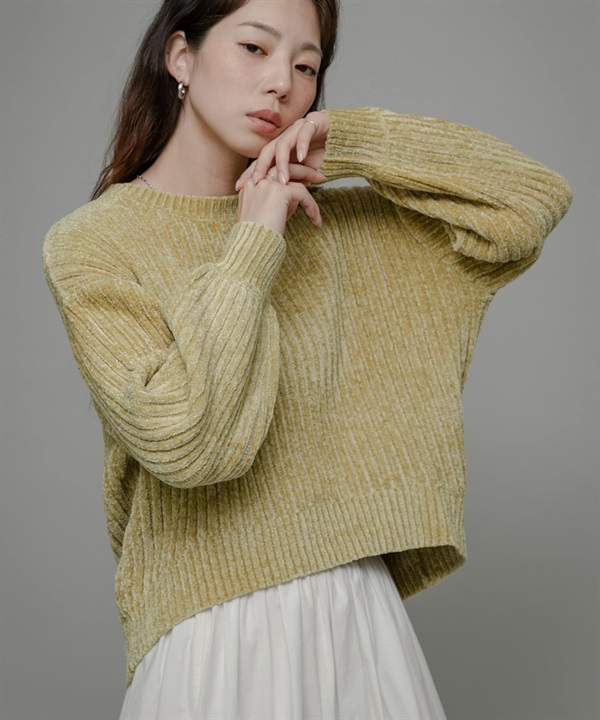 雪尼爾紗針織衫