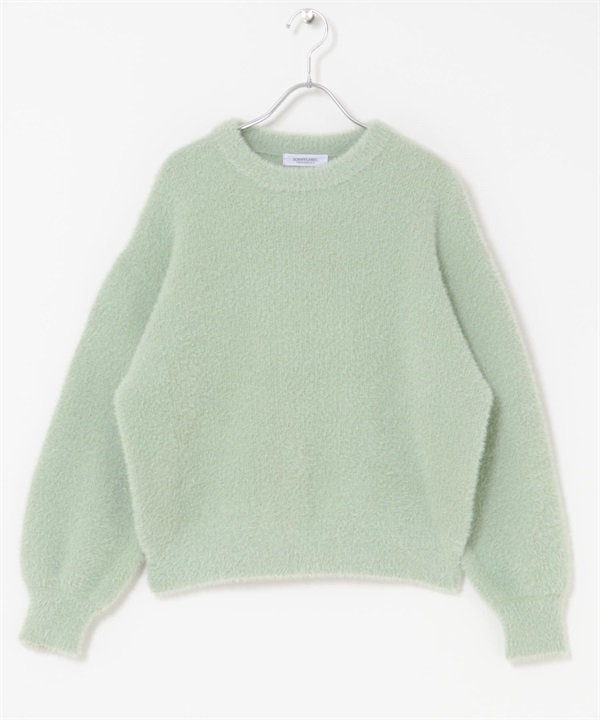 羽毛紗雙面針織衫(薄荷綠-FREE-MINT)