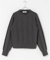 絲絨雪尼爾紗鏤空針織衫(炭灰色-FREE-CHARCOAL GRAY)