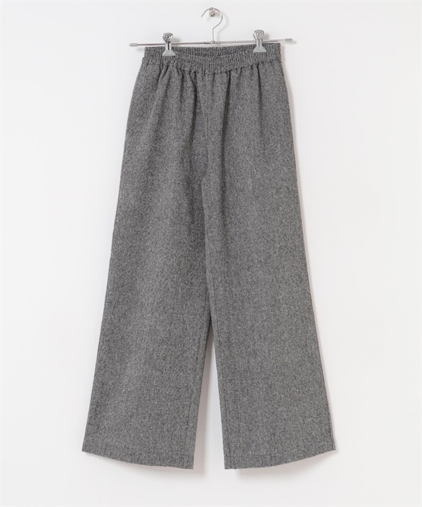 粗花呢輕便長褲(灰色-36-GRAY)