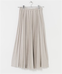 仿麂皮百褶裙(灰色-FREE-GRAY)