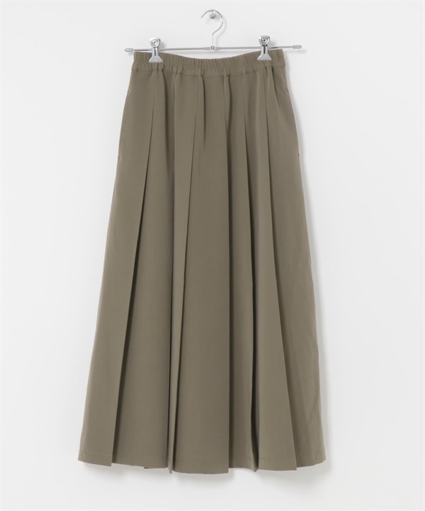 鬆緊帶百褶裙(摩卡色-36-MOCHA)
