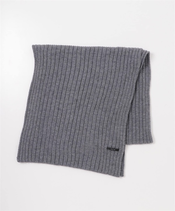 羅紋針織圍巾(灰色-one-GRAY)
