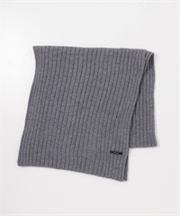 羅紋針織圍巾(灰色-one-GRAY)