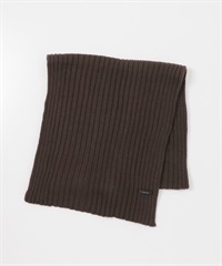羅紋針織圍巾(棕色-one-BROWN)