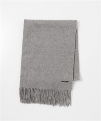 寬版羊毛圍巾(淺灰色-one-LIGHT GRAY)