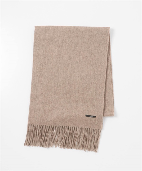 寬版羊毛圍巾(膚色-one-BEIGE)