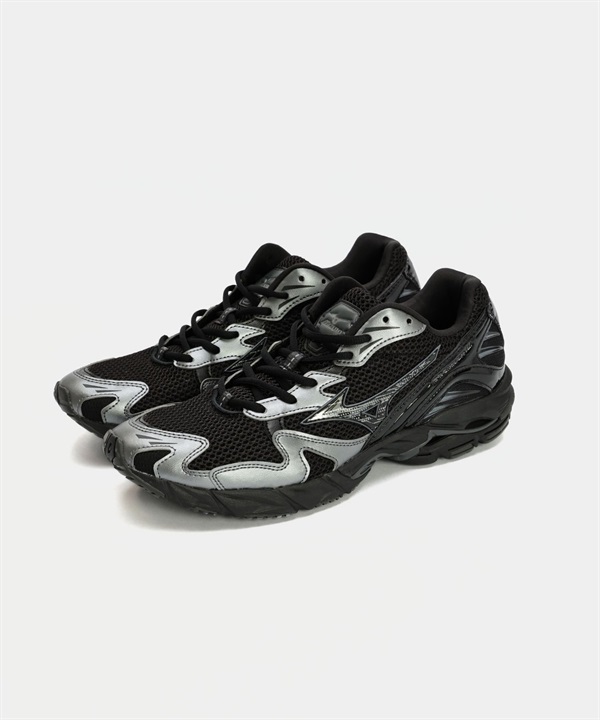 MIZUNO / WAVE RIDER 10 運動休閒鞋(男款)(黑色-27-BLACK)