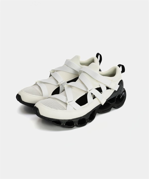MIZUNO / WAVE PROPHECY Strap 休閒慢跑鞋(男款)(白色-US9(27CM)-WHITE)