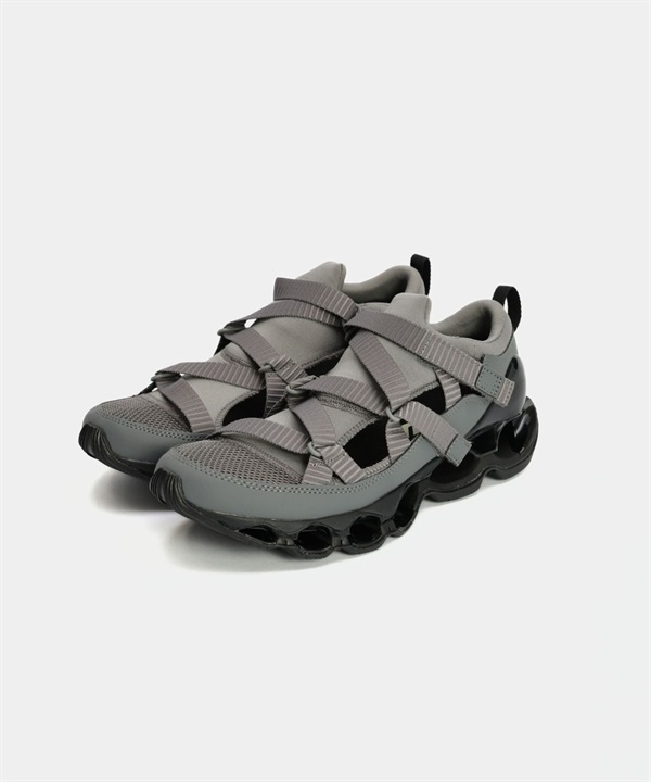 MIZUNO / WAVE PROPHECY Strap 休閒慢跑鞋(男款)(炭灰色-US9(27CM)-CHARCOAL GRAY)