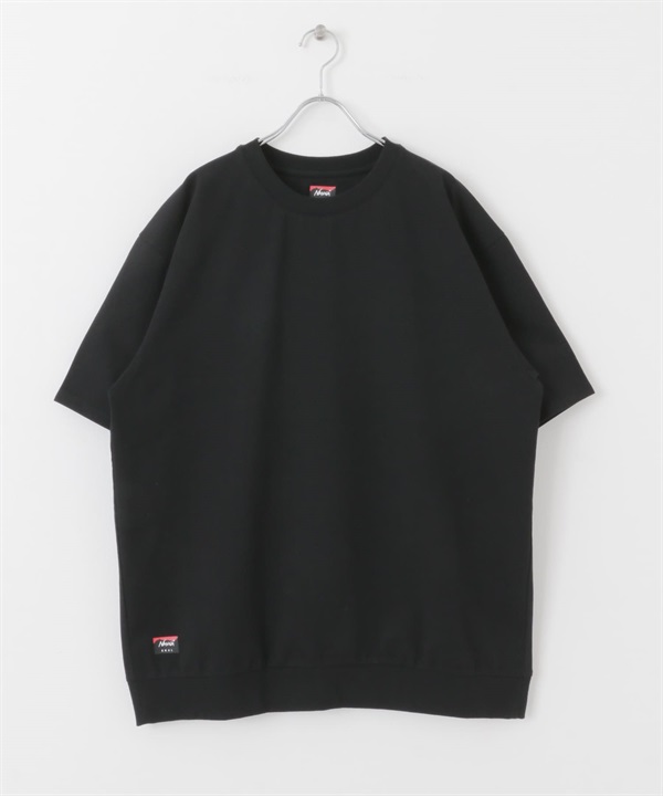 【別注】NANGA×EKAL / LOGO T恤(黑色-M-BLACK)