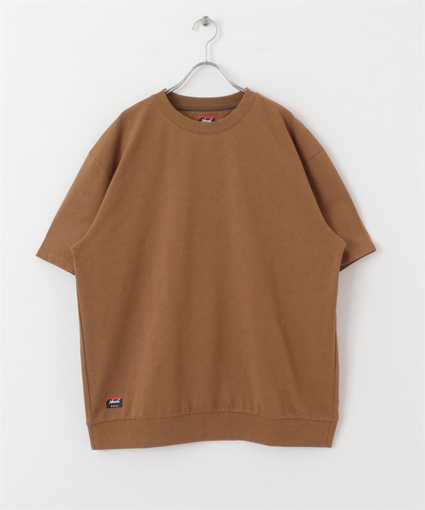 【別注】NANGA×EKAL / LOGO T恤(棕色-M-BROWN)