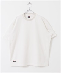 【別注】NANGA×EKAL / 吸水速乾橫紋T恤(白色x膚色-M-其他膚色)