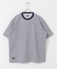 【別注】NANGA×EKAL / 吸水速乾橫紋T恤(白色x藏青色-M-其他藍色)