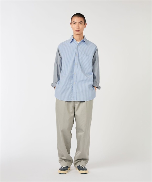 nanamica / Button Down Stripe Storm Shirt