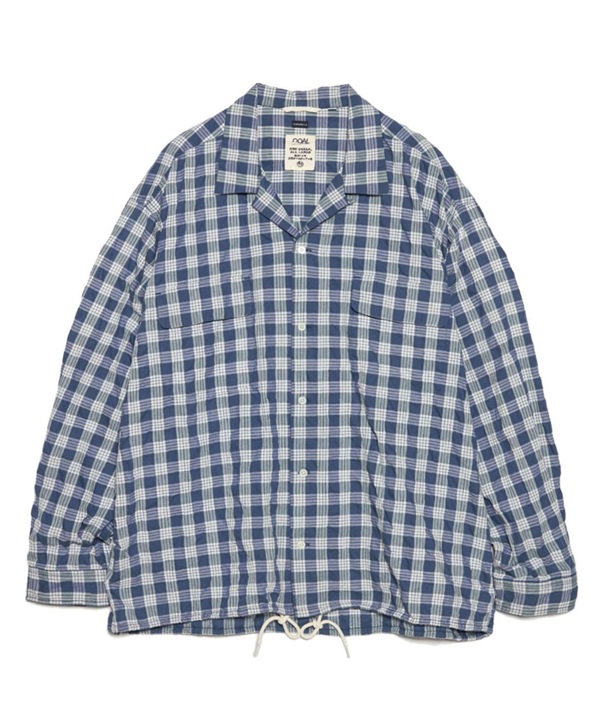 nanamica / Palaka Check Shirt(Navy-S-其他藍色)