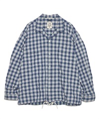 nanamica / Palaka Check Shirt(Navy-S-其他藍色)