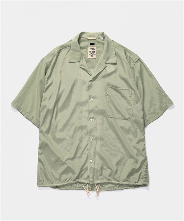 nanamica / Open Collar S/S Shirt 開領寬版襯衫(薄荷綠-M-MINT)