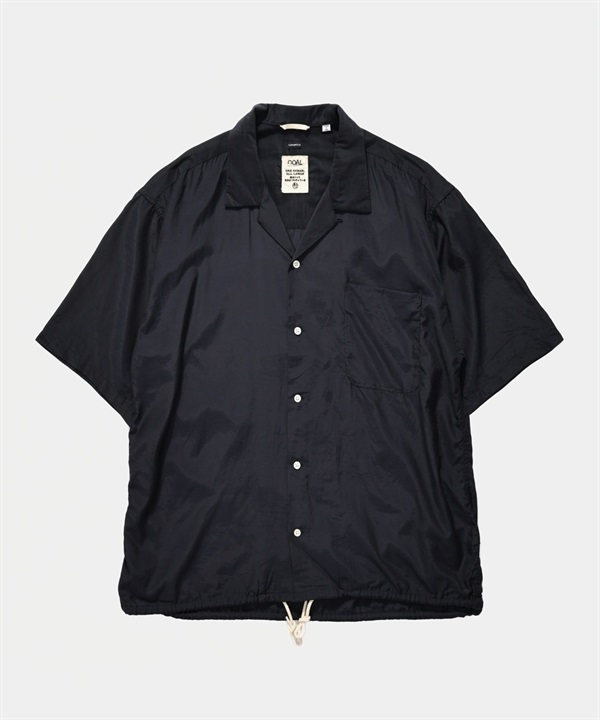 nanamica / Open Collar S/S Shirt 開領寬版襯衫(深藍色-M-NAVY)