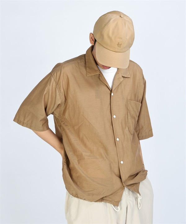 nanamica / Open Collar S/S Shirt 開領寬版襯衫