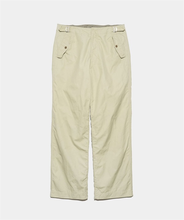 nanamica / Side Belt Wide Pants 側腰帶直筒長褲(卡其色-32-BEIGE)
