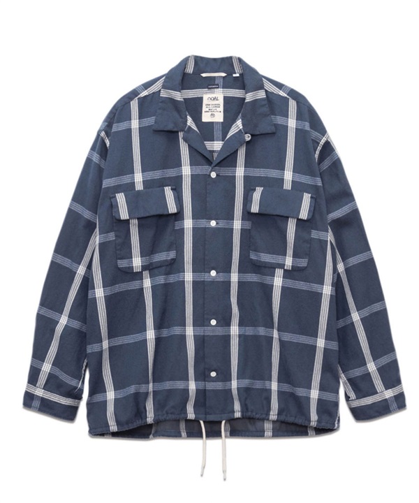 nanamica / Flannel PALAKA Check Shirt 法蘭絨格紋襯衫(深藍色-S-NAVY)